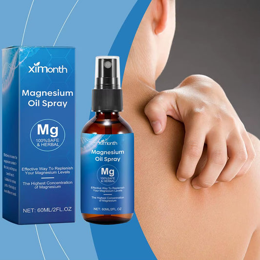 Natural Magnesium Oil Spray Essential Oil Magnesium Spray Relieve Muscle Body Pain Smoothes and Softens Skin for Restlessne F9H3