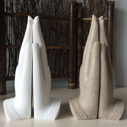 Creative Resin Buddha Hand Sculpture for Home Decor