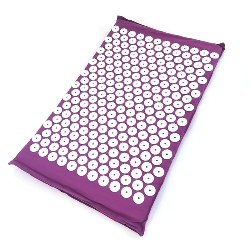 Yoga Massage Pads with Large Touchpoints for Better Neck Back and Foot Massage Household Massage Pillows in Purple Color