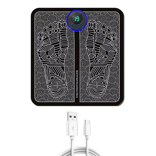 Foot Massager Stimulation Pad Electric Foot Massage with Remote 8 Mode 19 Levels of Strength Lightweight Relieve Foot Pressure