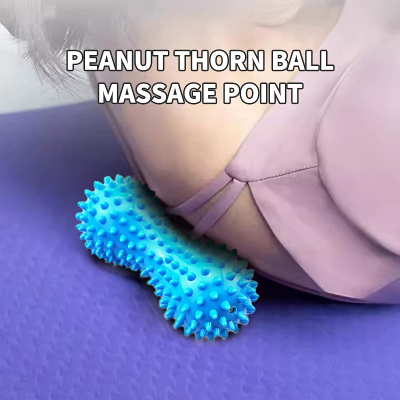 Spiky Massage Ball Hard Spiky Massage Ball Roller Set Professional Physical Therapy Massage Balls for Myofascial Release Trigger